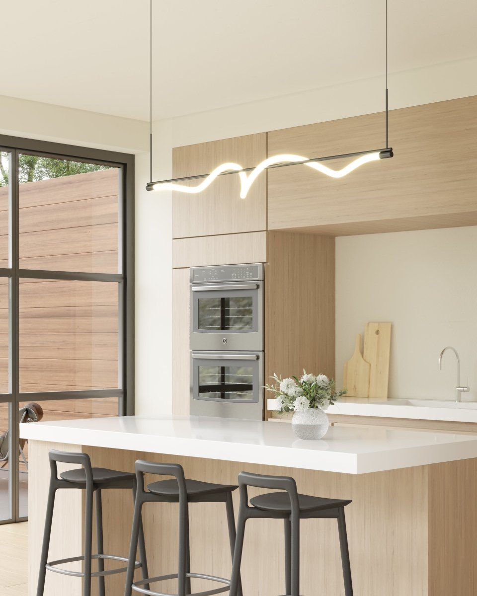 Suspension linéaire Cursive - by Kuzco Lighting | Luminaires & cie