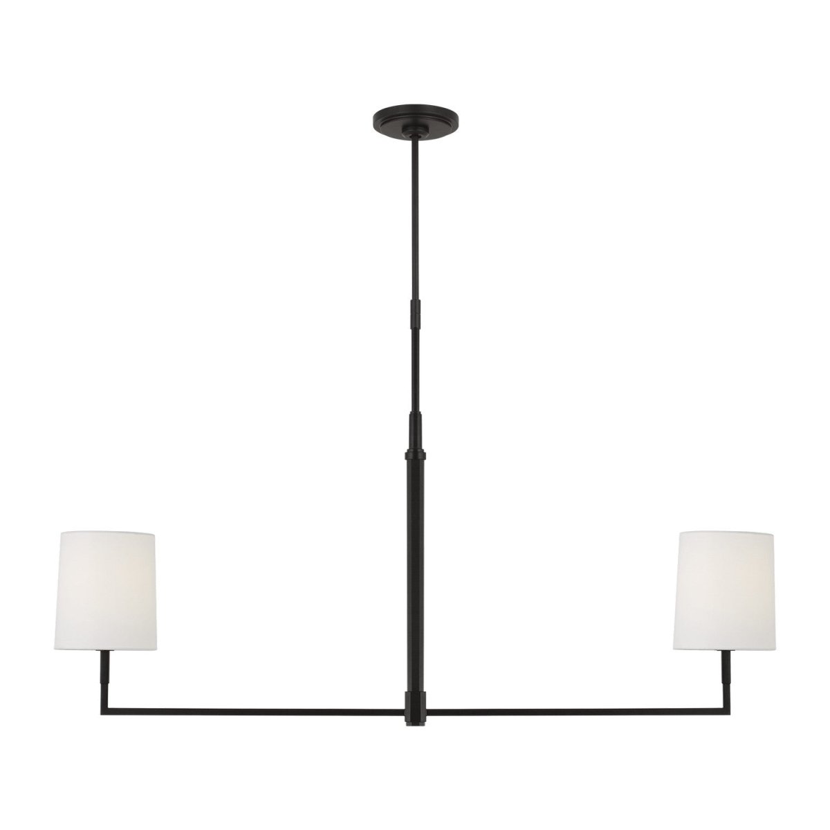 Suspension linéaire Danica - Fer vieilli by Visual Comfort Studio | Luminaires & cie