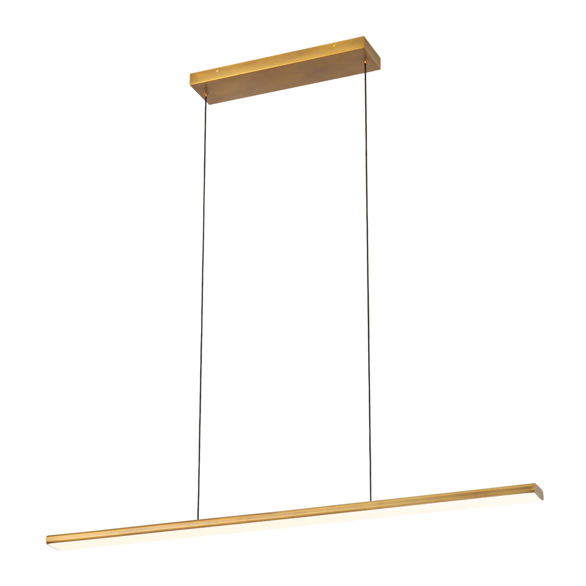 Suspension linéaire Drift Laiton vintage – vue 2