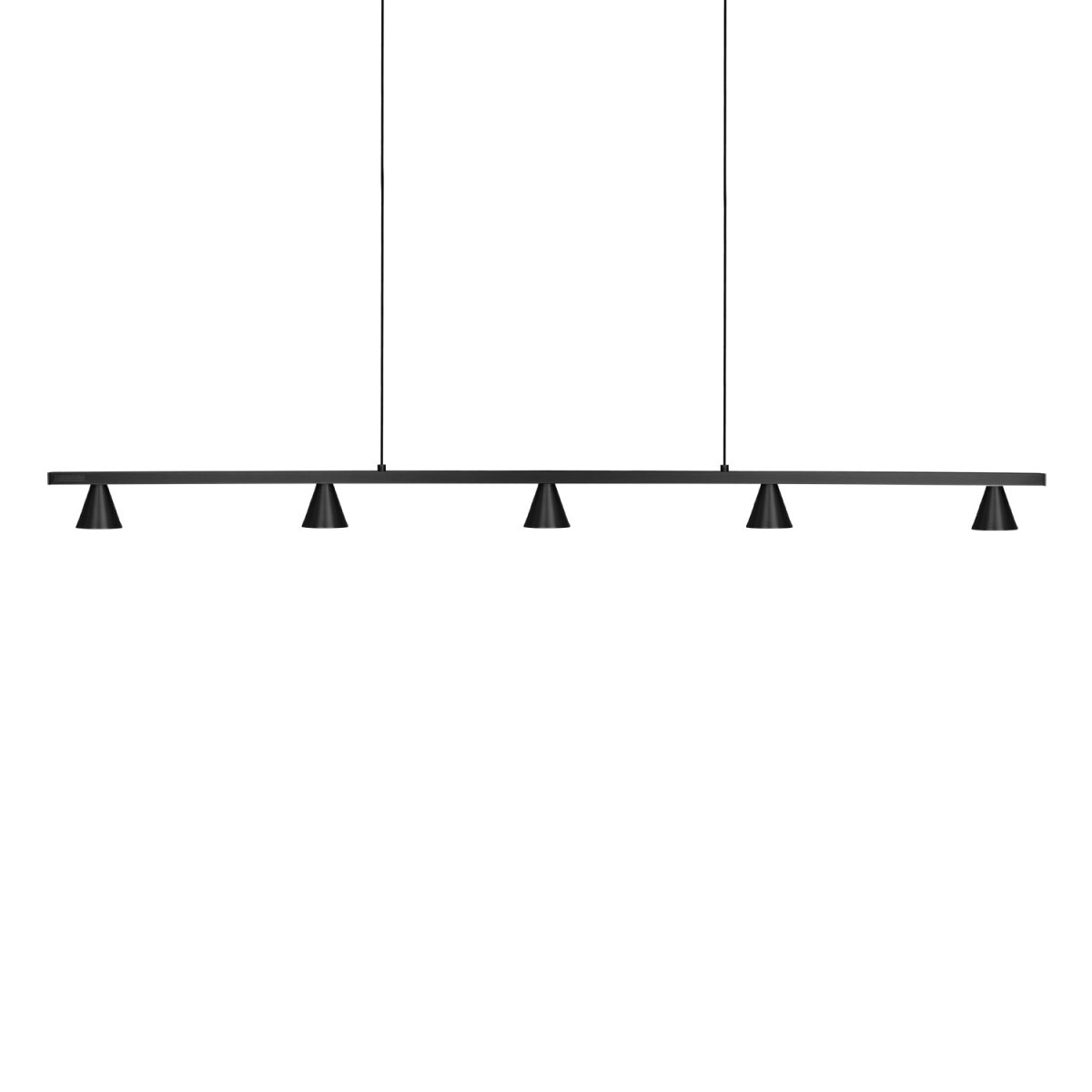 Suspension linéaire Dune - Noir 47 1/2" by Kuzco Lighting | Luminaires & cie