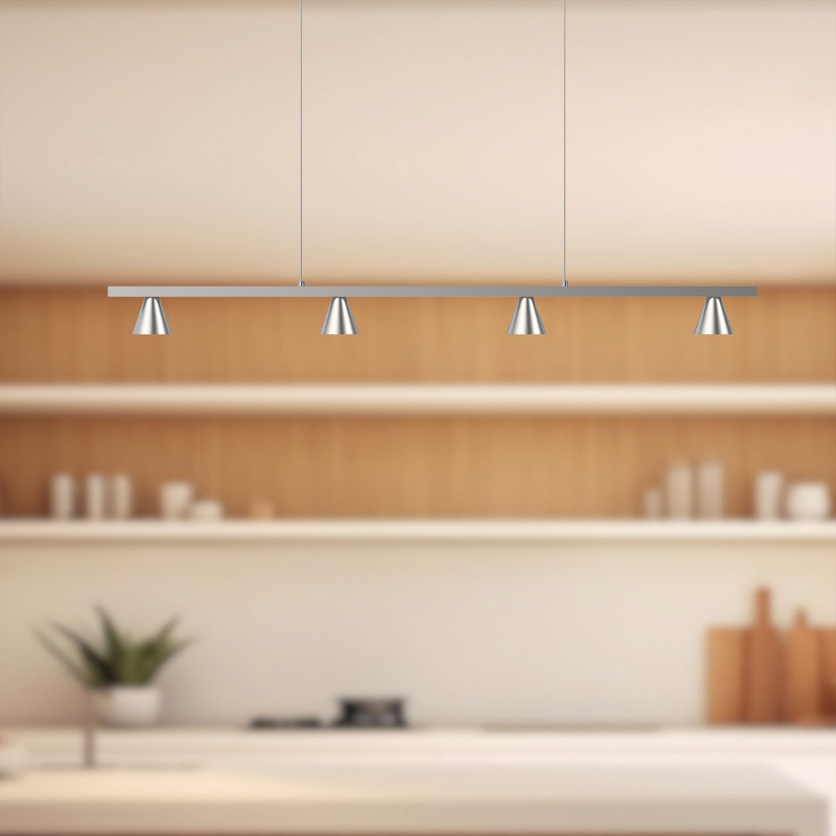 Suspension linéaire Dune Nickel brossé, 36 7/8" – vue 2