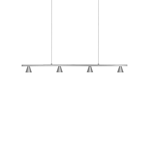 Suspension linéaire Dune Nickel brossé, 36 7/8" – Kuzco Lighting
