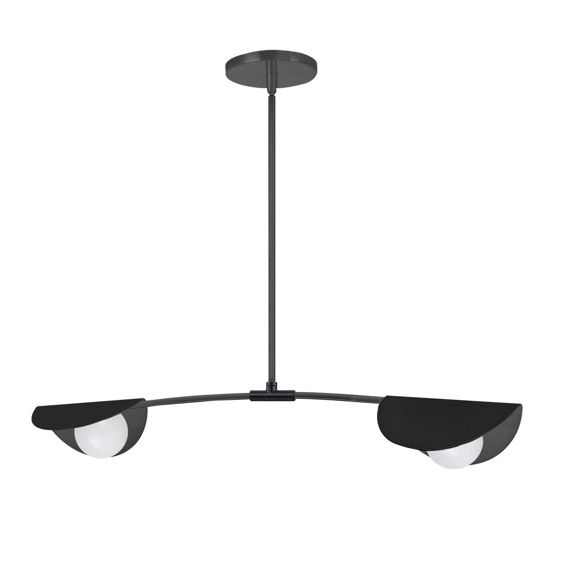 Suspension linéaire Emma - Noir mat 34" by Dainolite | Luminaires & cie