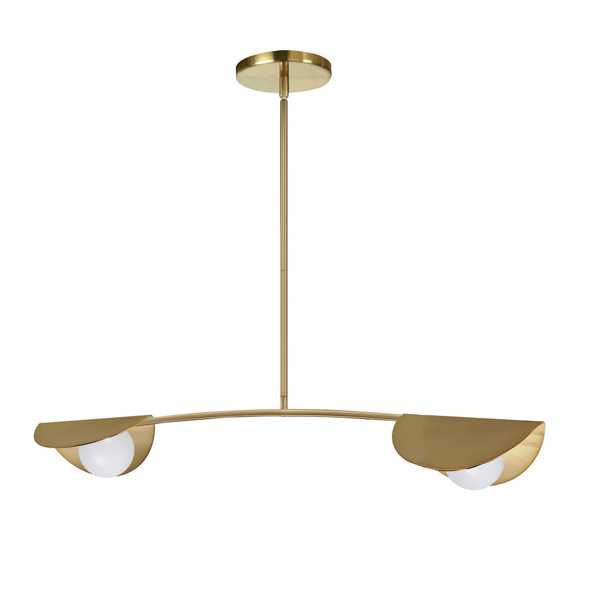 Suspension linéaire Emma Laiton vieilli, 34" – Dainolite