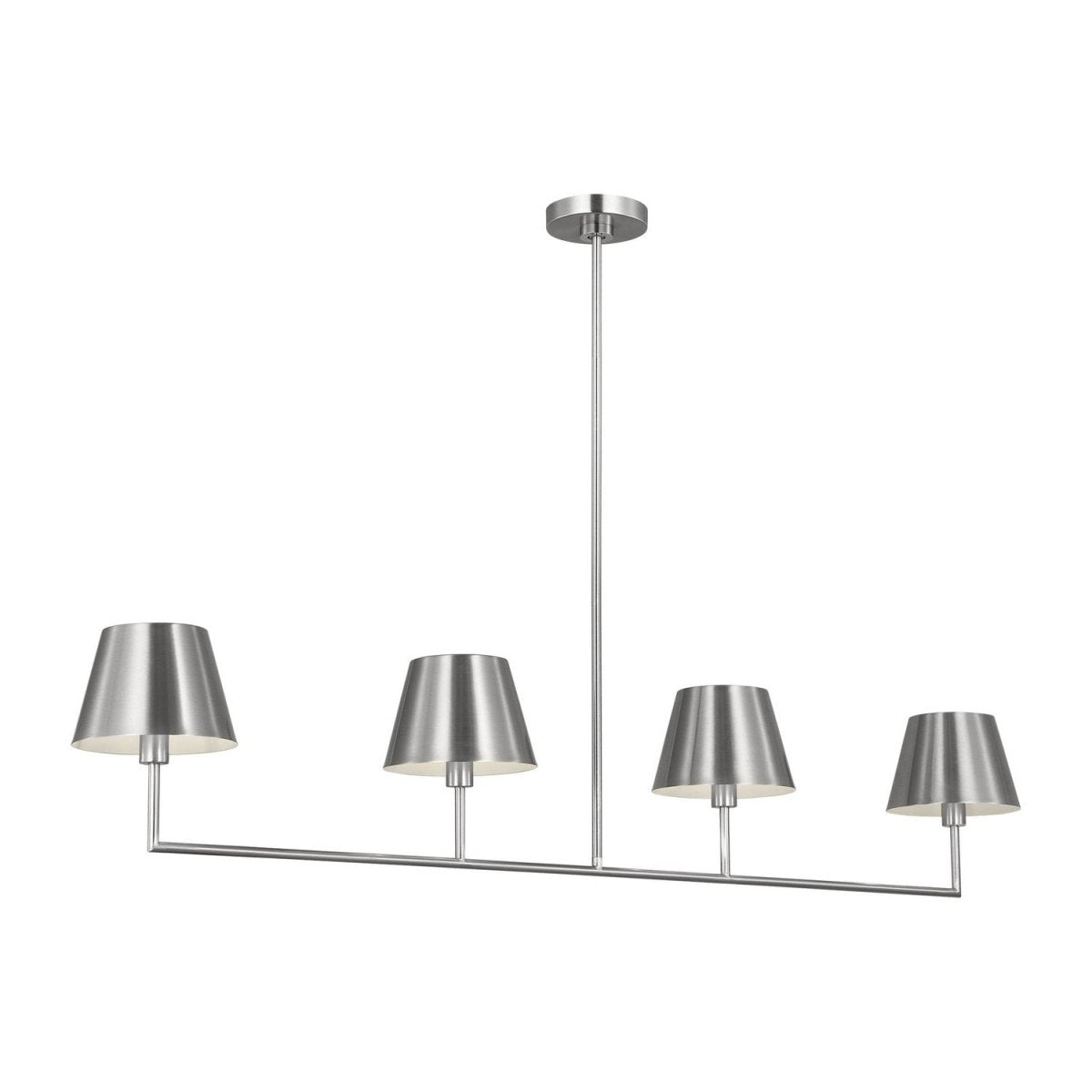 Suspension linéaire Ender - Nickel brossé by Visual Comfort Studio | Luminaires & cie