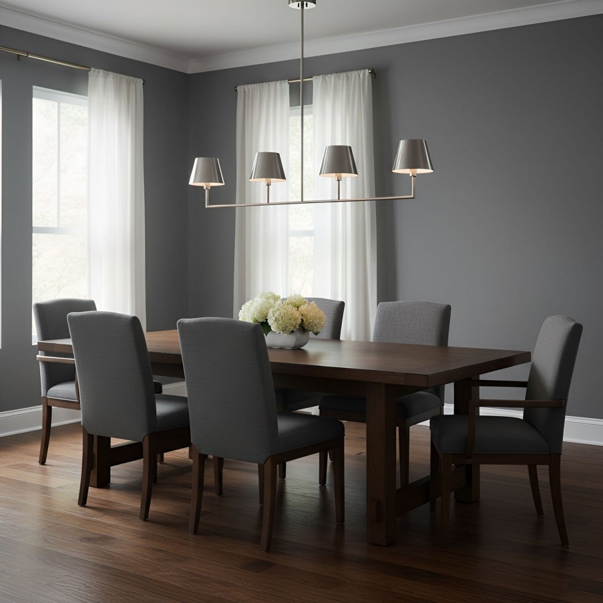 Suspension linéaire Ender - Laiton satiné by Visual Comfort Studio | Luminaires & cie