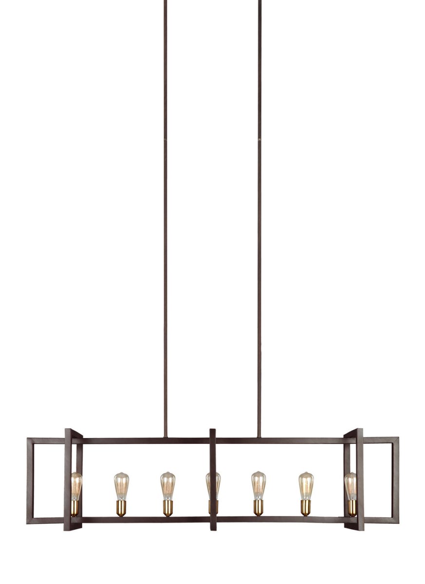 Suspension linéaire Finnegan - 7 by Visual Comfort Studio | Luminaires & cie