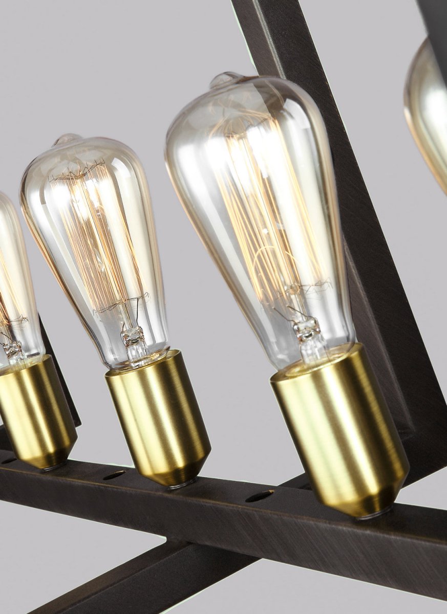 Suspension linéaire Finnegan - 7 by Visual Comfort Studio | Luminaires & cie