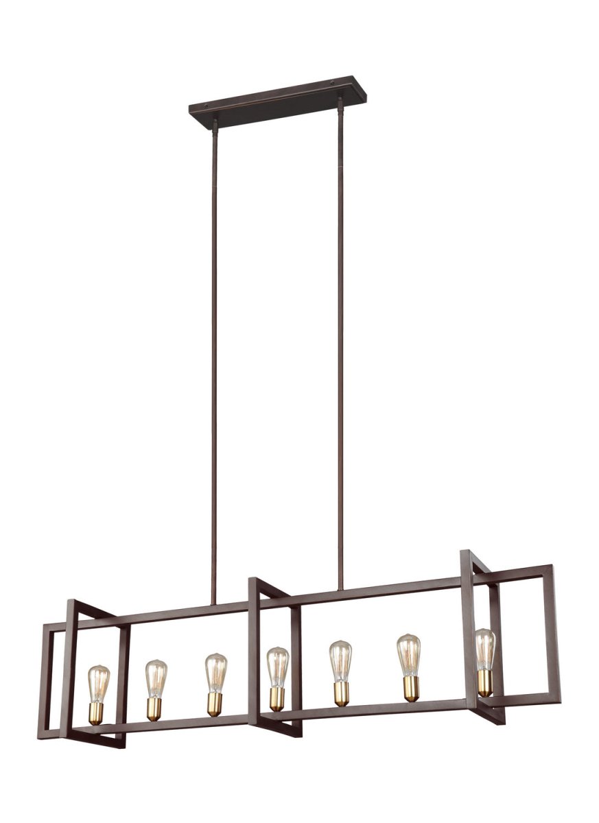 Suspension linéaire Finnegan - 7 by Visual Comfort Studio | Luminaires & cie