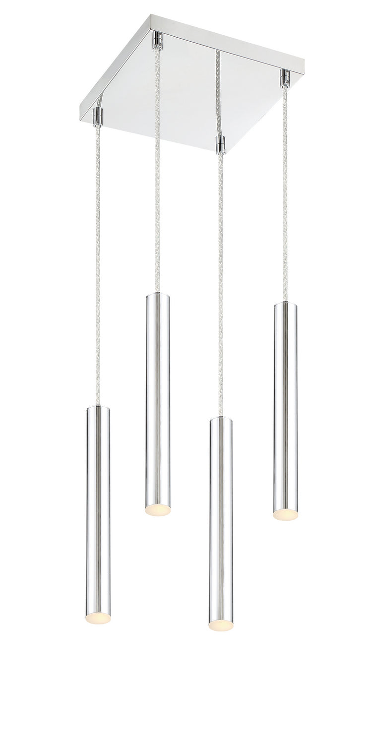 Suspension linéaire Forest — 4 lumières Chrome – Z-Lite