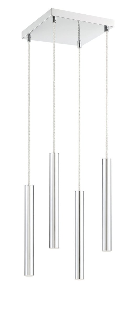 Suspension linéaire Forest — 4 lumières - Blanc mat by Z-Lite | Luminaires & cie