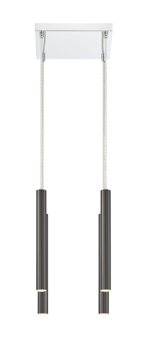 Suspension linéaire Forest — 4 lumières - Blanc mat by Z-Lite | Luminaires & cie