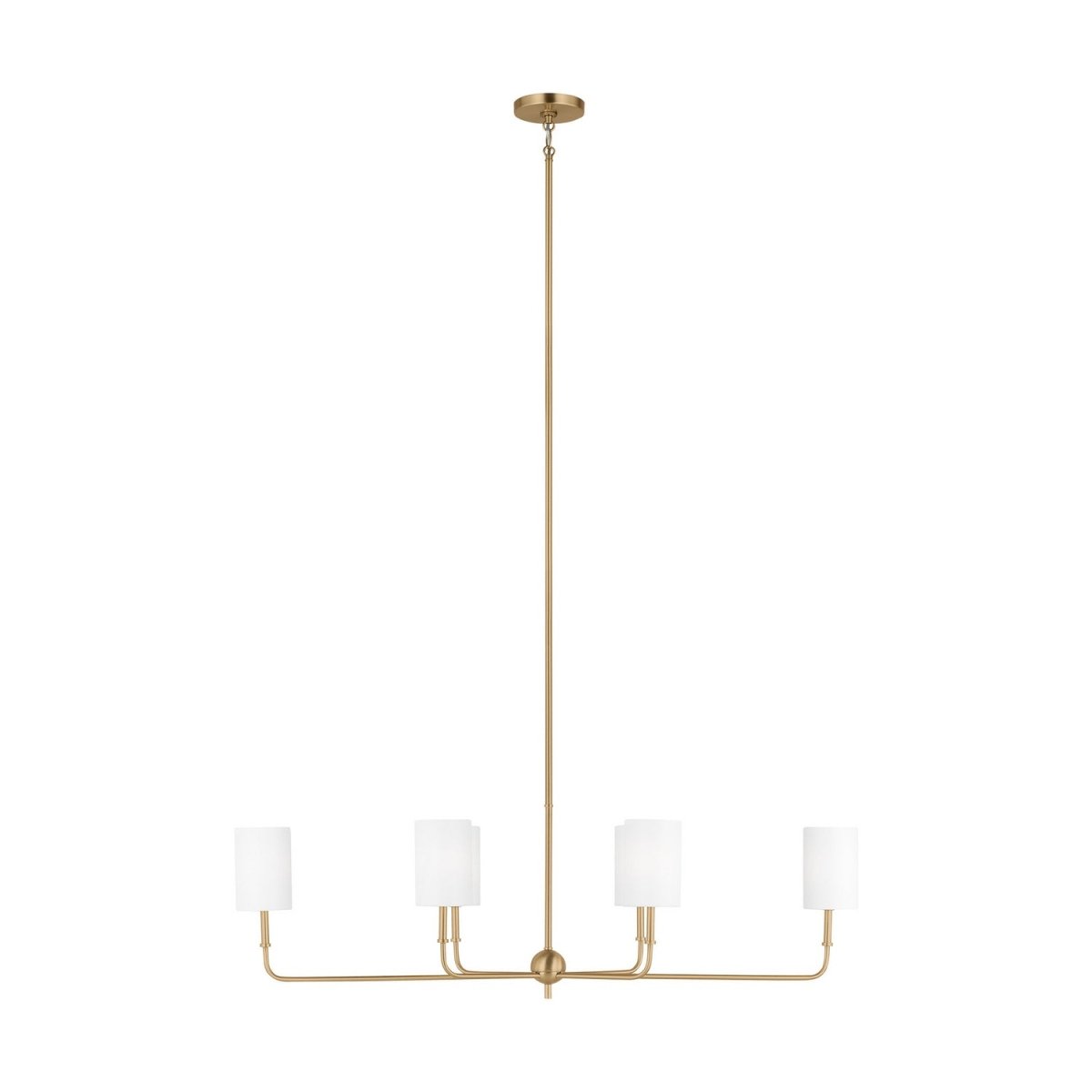 Suspension linéaire Foxdale - Laiton satiné by Visual Comfort Studio | Luminaires & cie