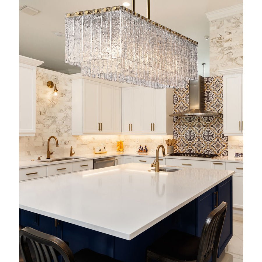 Suspension linéaire Glacier - Noir mat 42 3/4" by Z - Lite | Luminaires & cie