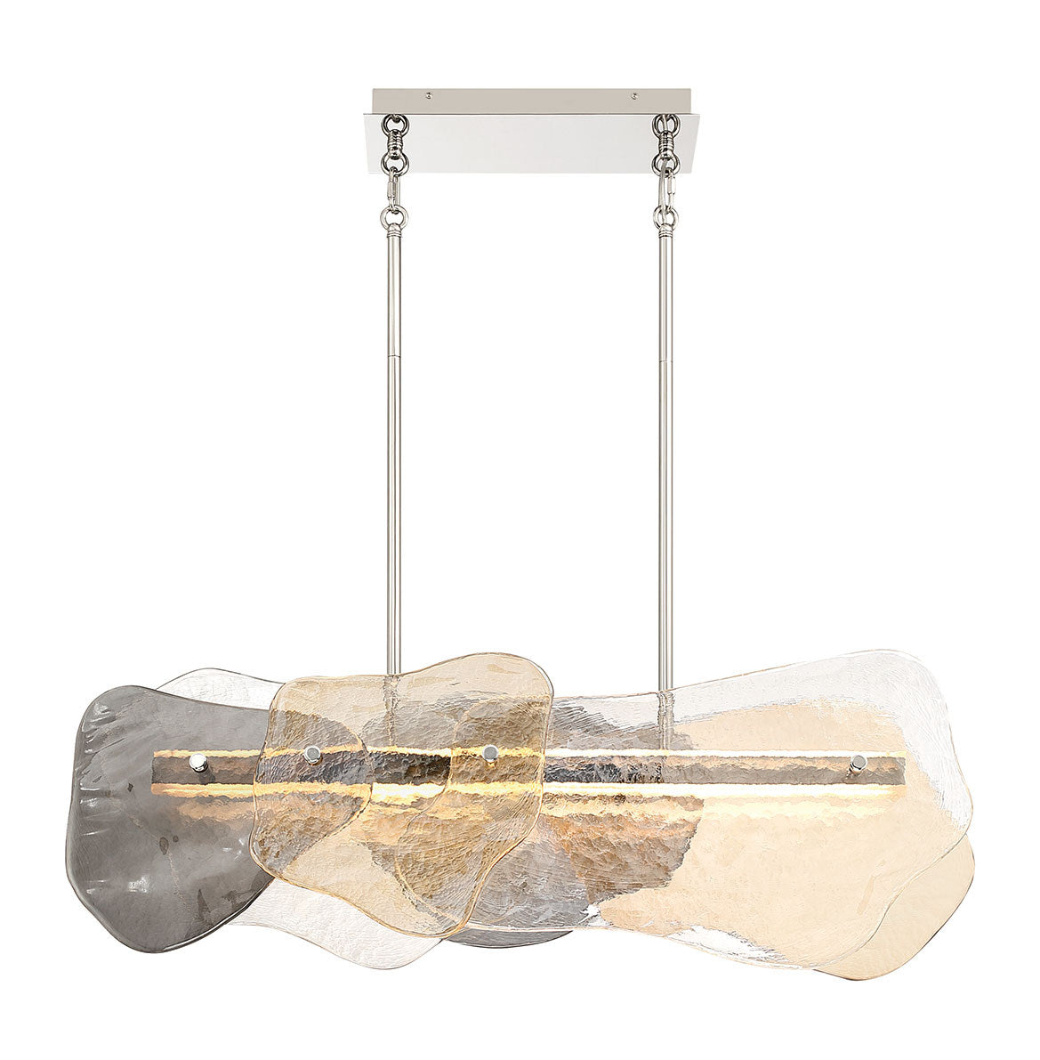 Suspension linéaire Grotto Nickel poli, 13.8" – Eurofase