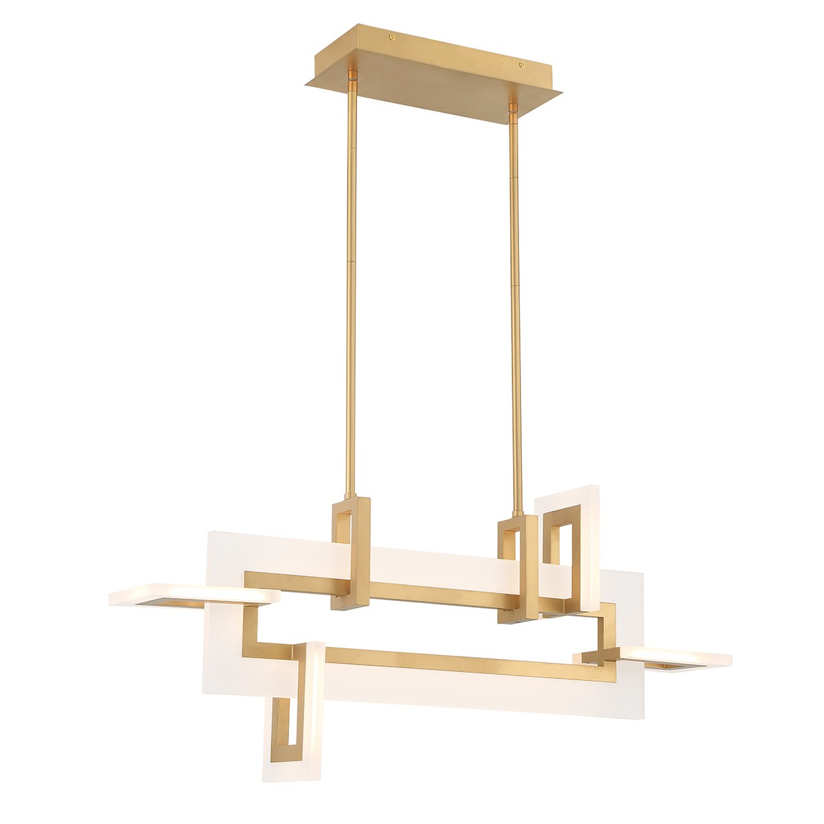 Suspension linéaire Inizio Or mat – vue 2