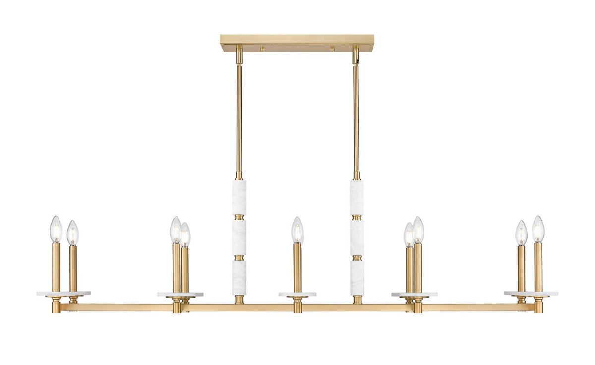 Suspension linéaire Kaden - Or moderne 8 by Z-Lite | Luminaires & cie