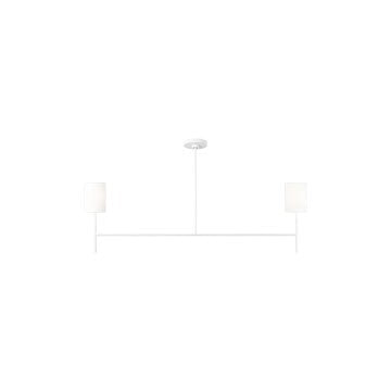 Suspension linéaire Key - Blanc mat by Visual Comfort Studio | Luminaires & cie