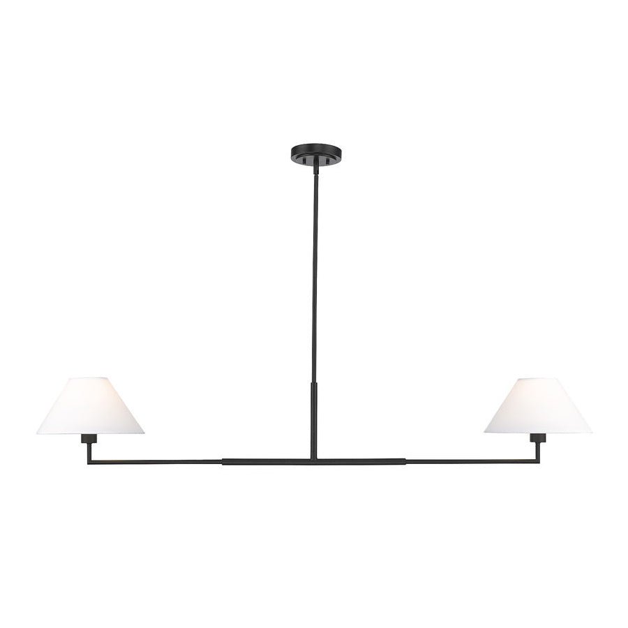 Suspension linéaire Leila - Noir mat 62" by Z - Lite | Luminaires & cie
