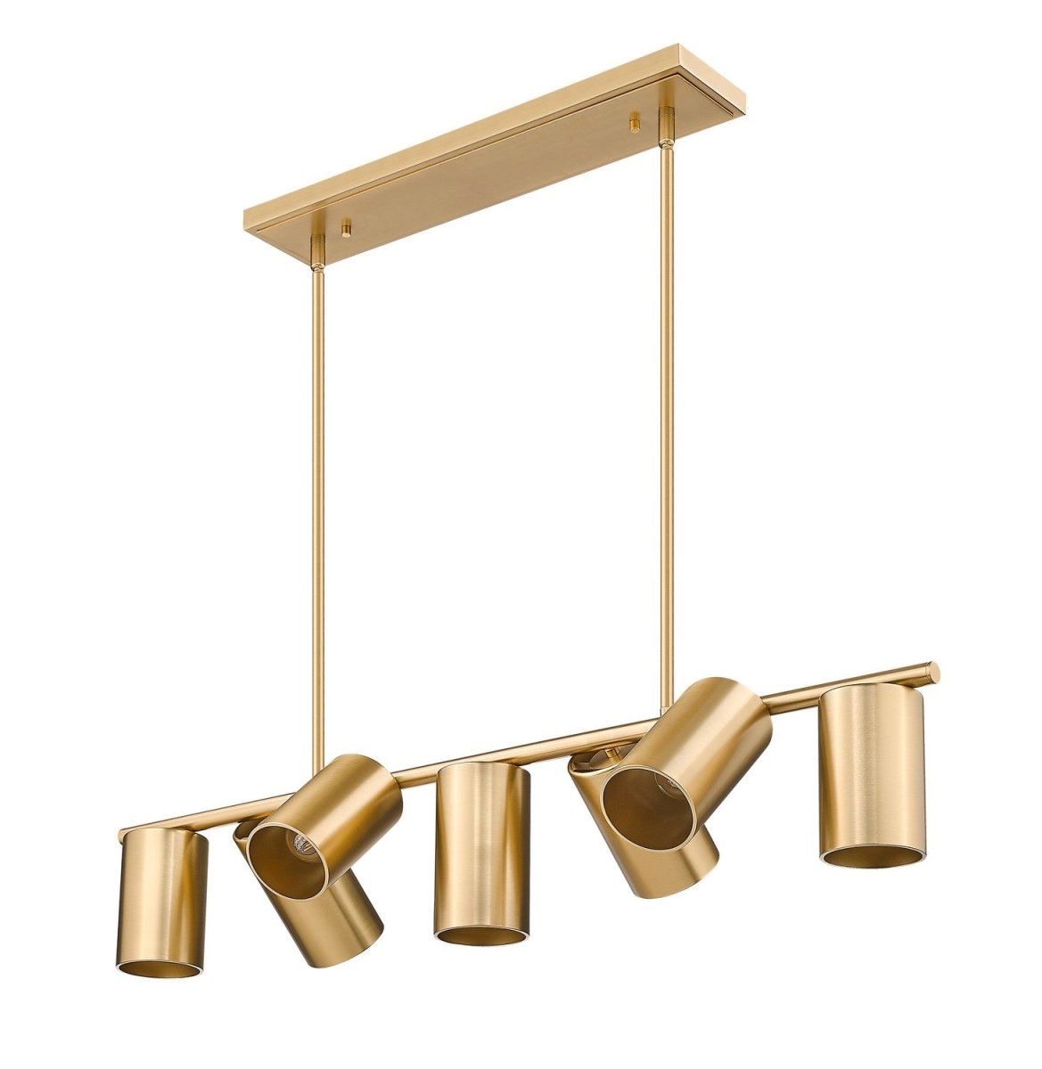 Suspension linéaire Lumina - Or moderne 55" by Z-Lite | Luminaires & cie