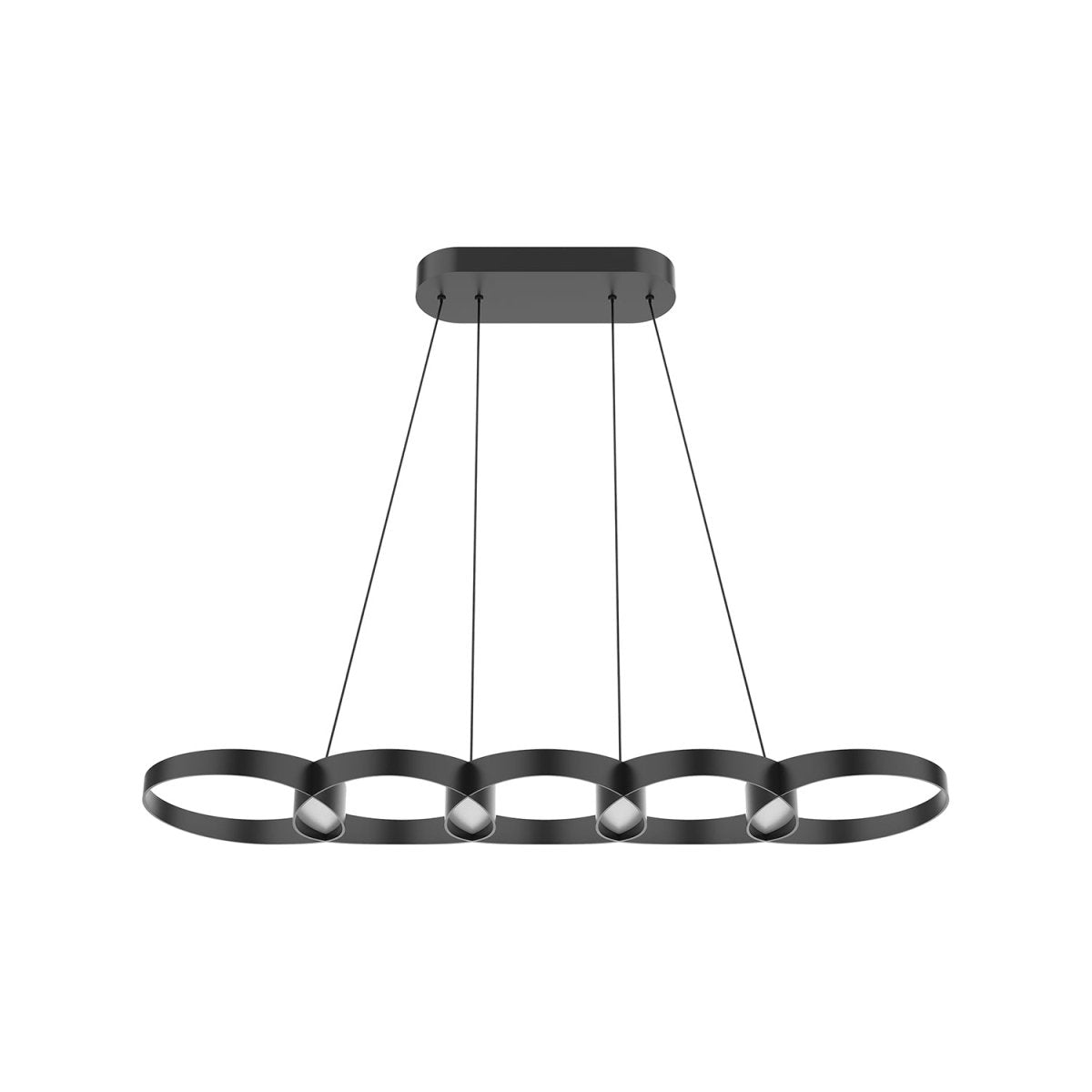 Suspension linéaire Maestro - Noir by Kuzco Lighting | Luminaires & cie