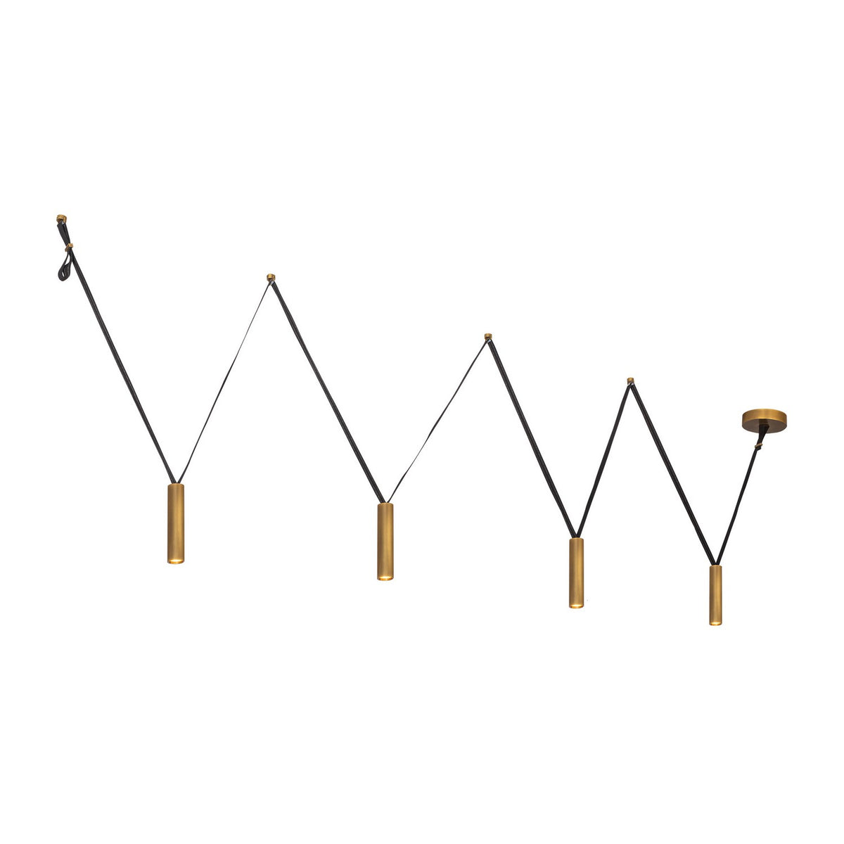 Suspension linéaire Mason Laiton vintage – Kuzco Lighting
