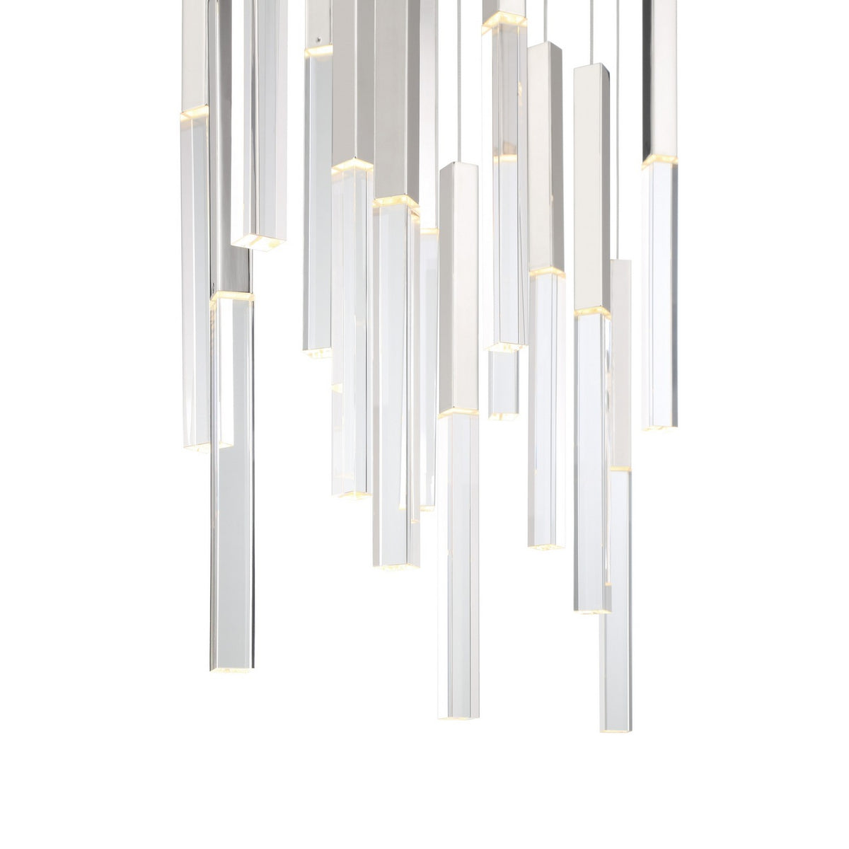 Suspension linéaire multiple Benicio Nickel poli – vue 3