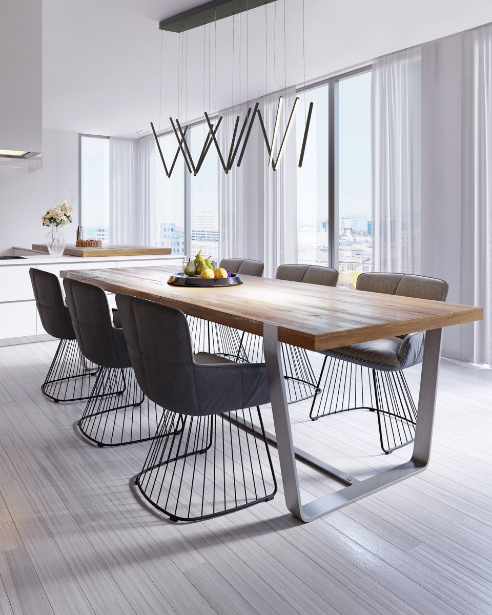 Suspension linéaire multiple Chute - Noir by Kuzco Lighting | Luminaires & cie