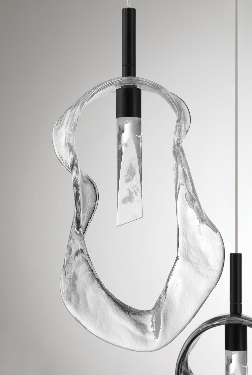 Suspension linéaire multiple Norah Noir mat – vue 8
