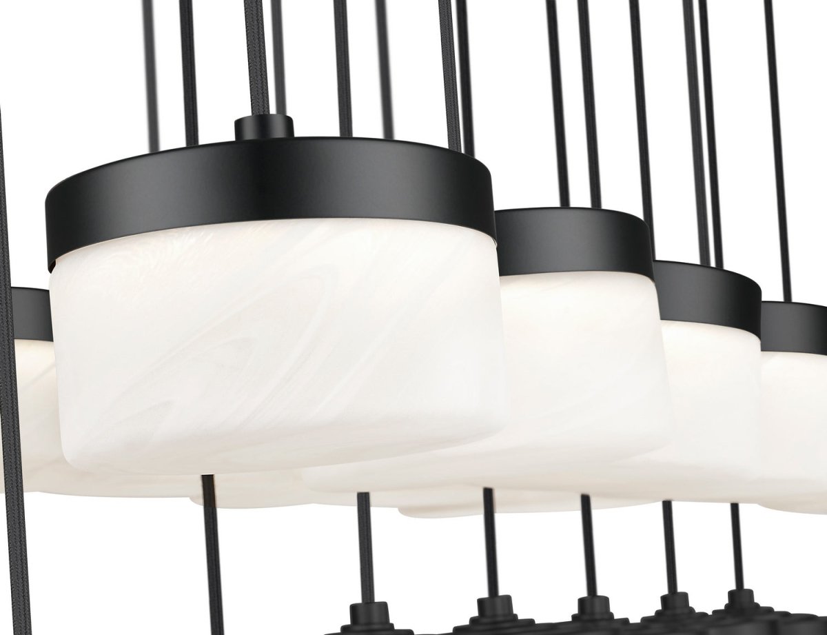 Suspension linéaire multiple Renaud - Or moderne 7 by Z-Lite | Luminaires & cie