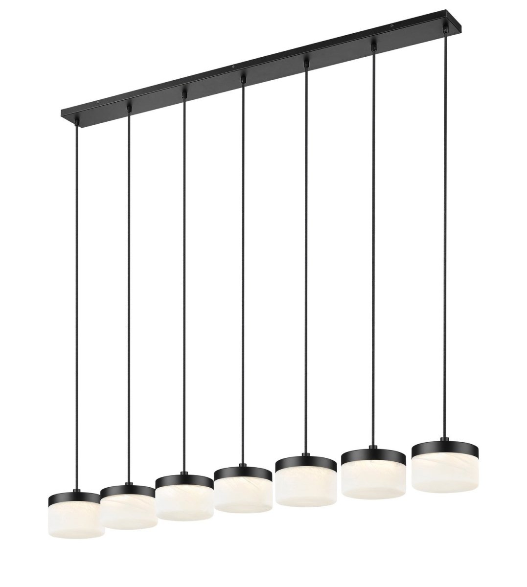 Suspension linéaire multiple Renaud - Or moderne 7 by Z-Lite | Luminaires & cie