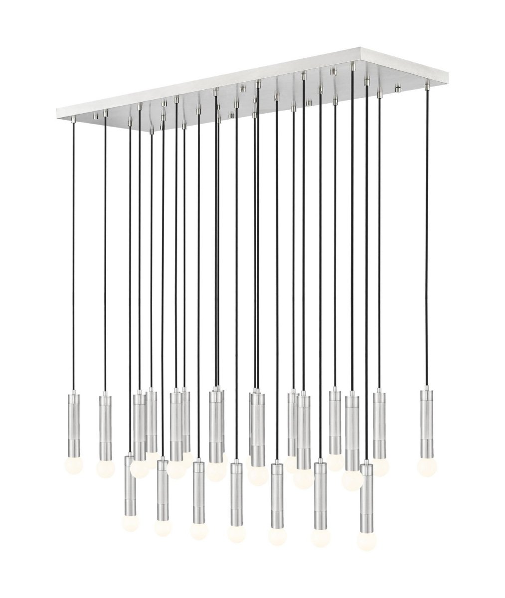 Suspension linéaire multiple Stari - Nickel brossé 23 by Z-Lite | Luminaires & cie