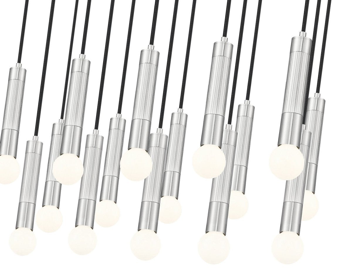 Suspension linéaire multiple Stari - Or moderne 23 by Z-Lite | Luminaires & cie