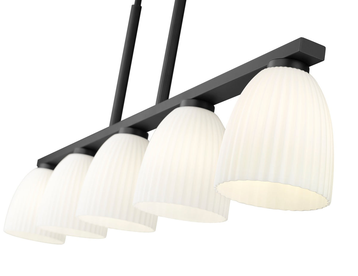 Suspension linéaire Naya Noir mat, 44 1/2" – vue 4