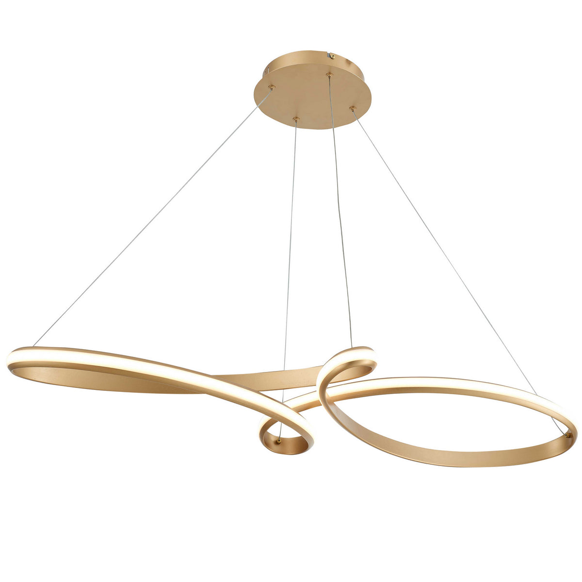 Suspension linéaire Nola Laiton vieilli – Dainolite