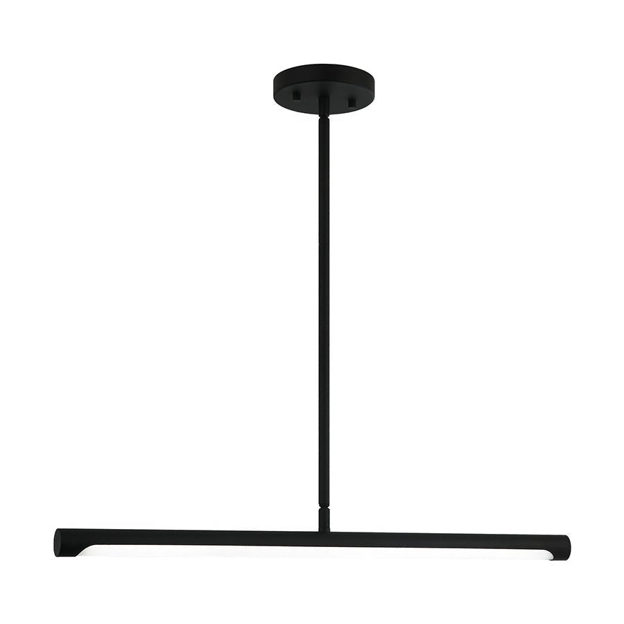 Suspension linéaire Novelle - Noir mat 24" by Matteo Lighting | Luminaires & cie