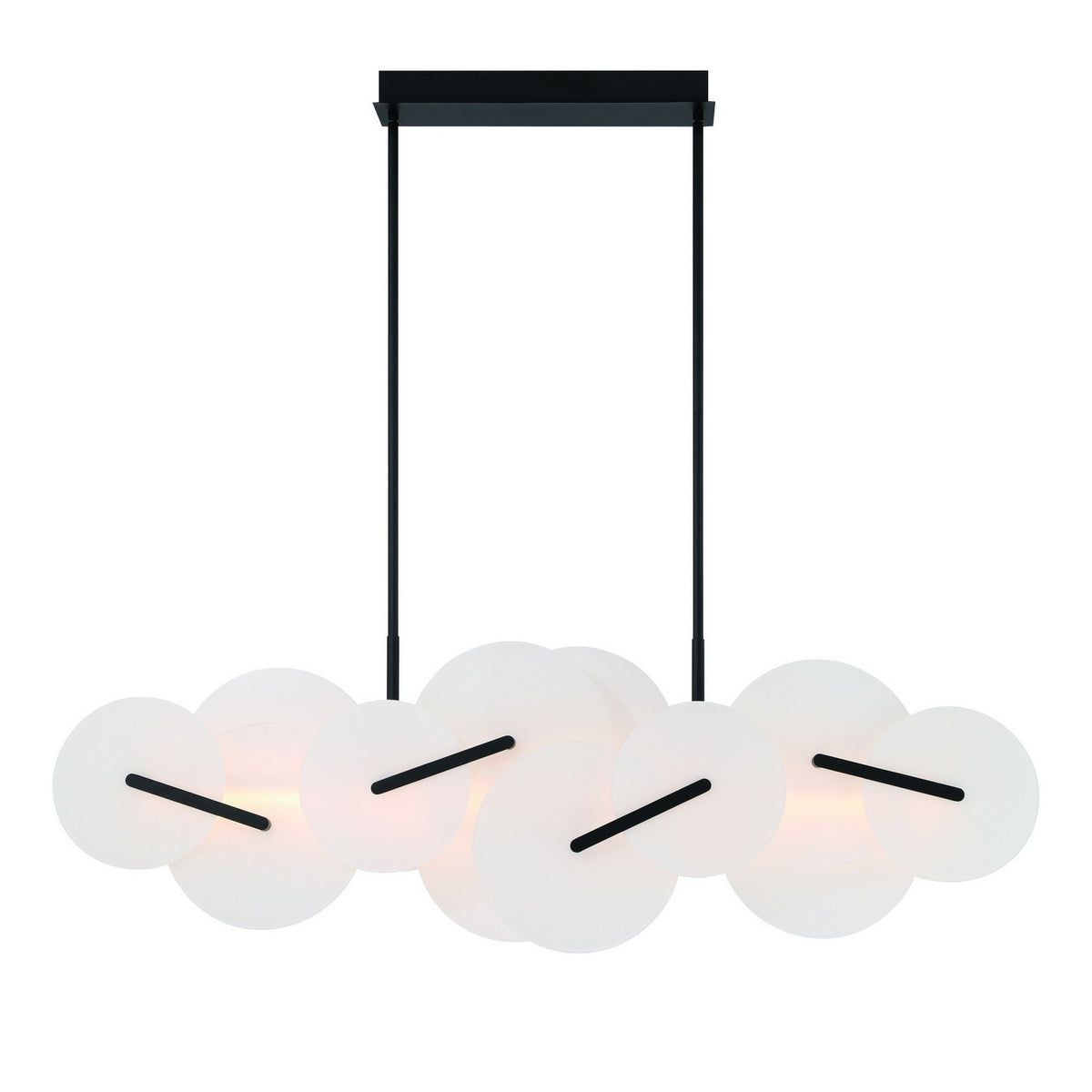 Suspension linéaire Nuvola Noir mat – Eurofase