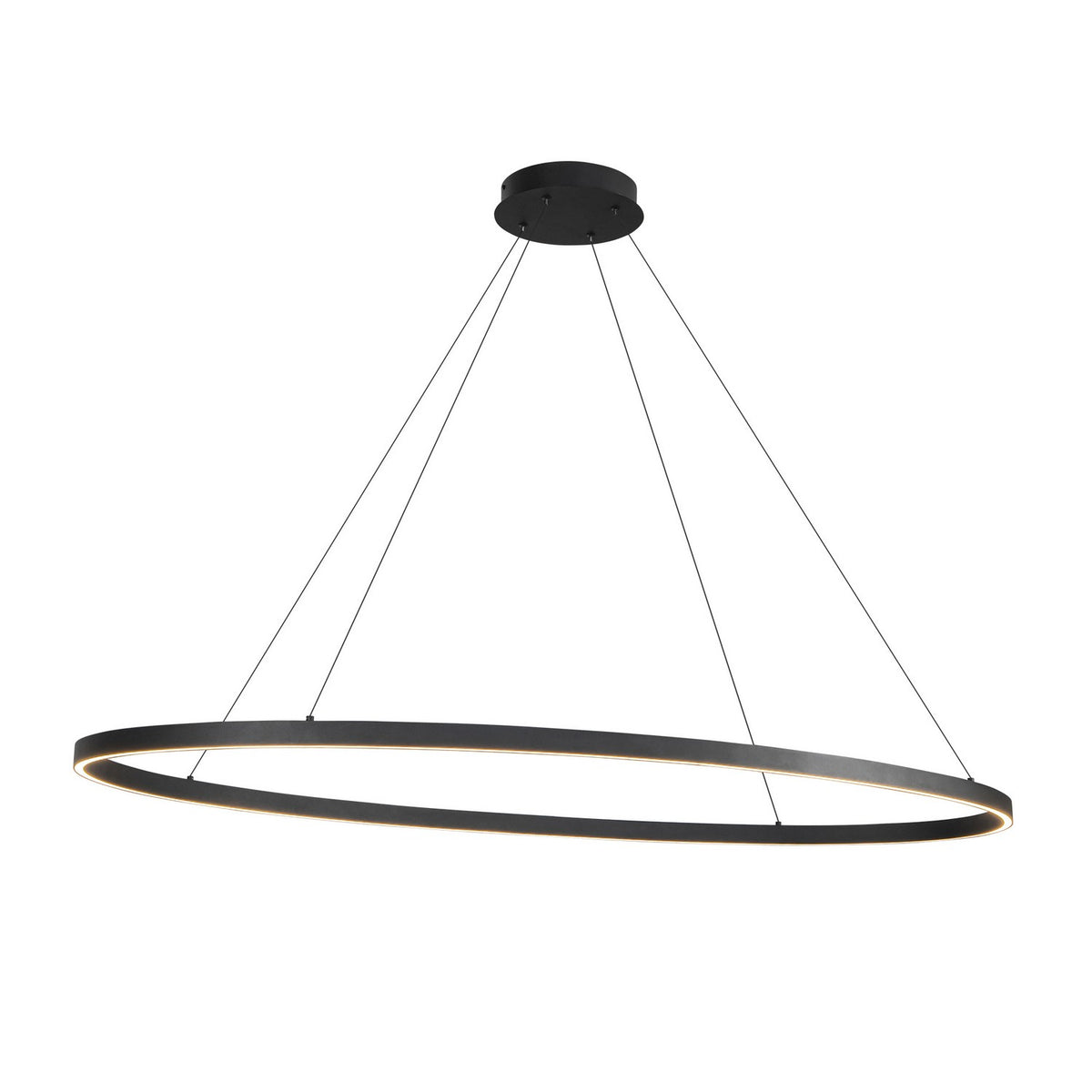 Suspension linéaire Ovale Noir, 28 1/4" – vue 3