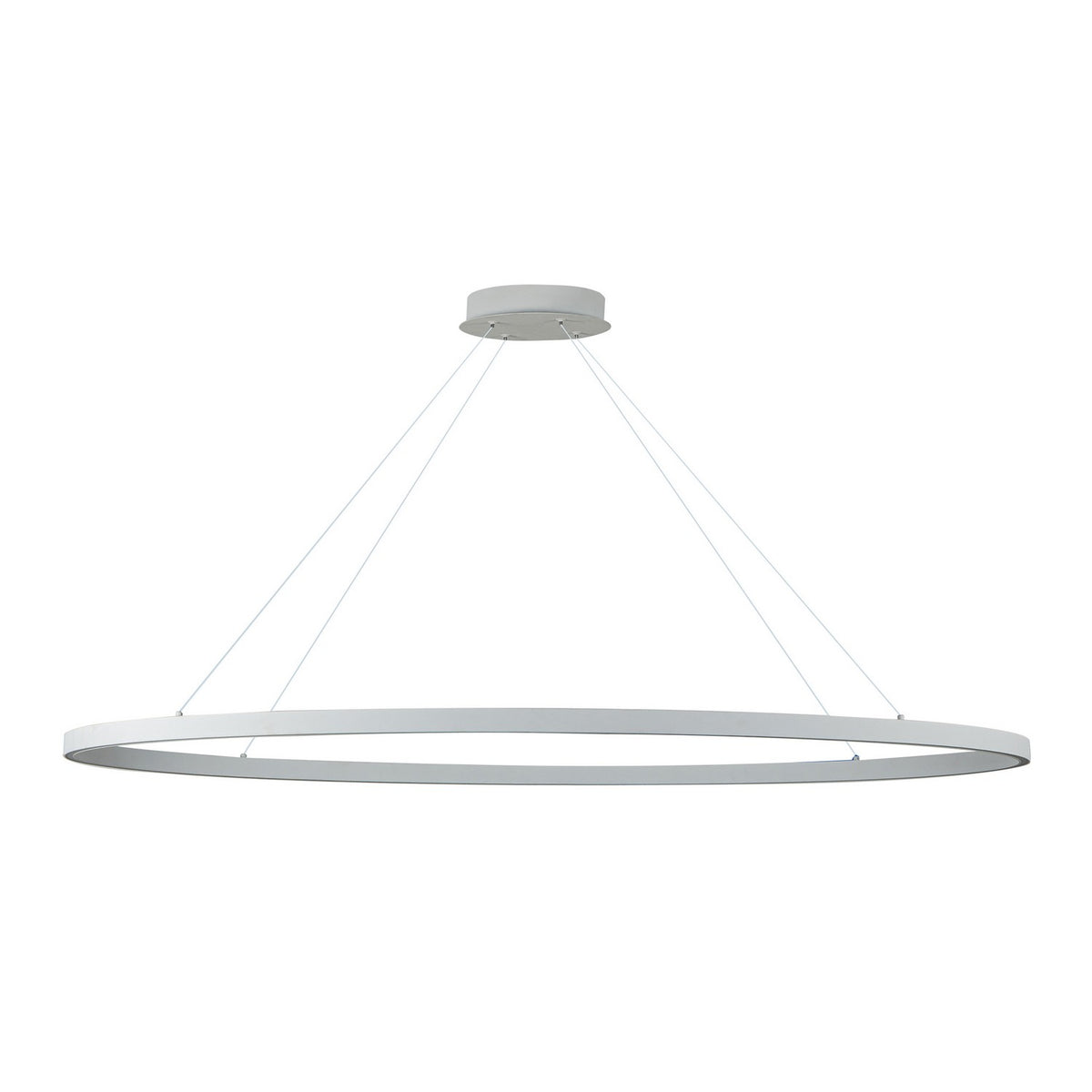 Suspension linéaire Ovale Blanc, 28 1/4" – vue 2