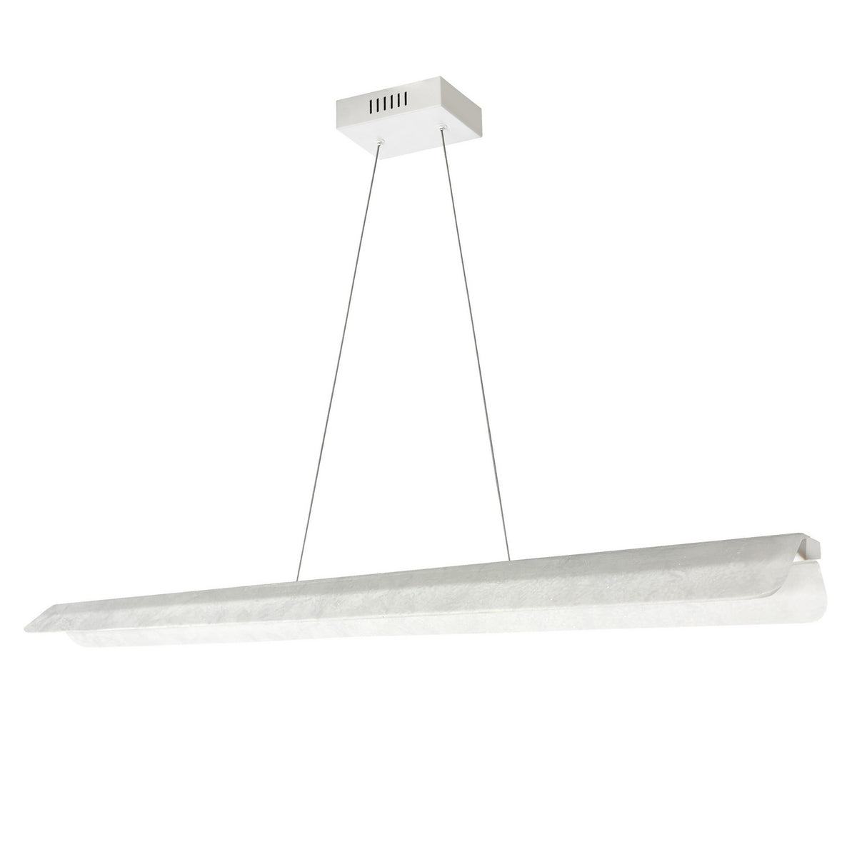 Suspension linéaire Ozanna Blanc / Blanc mat – Dainolite