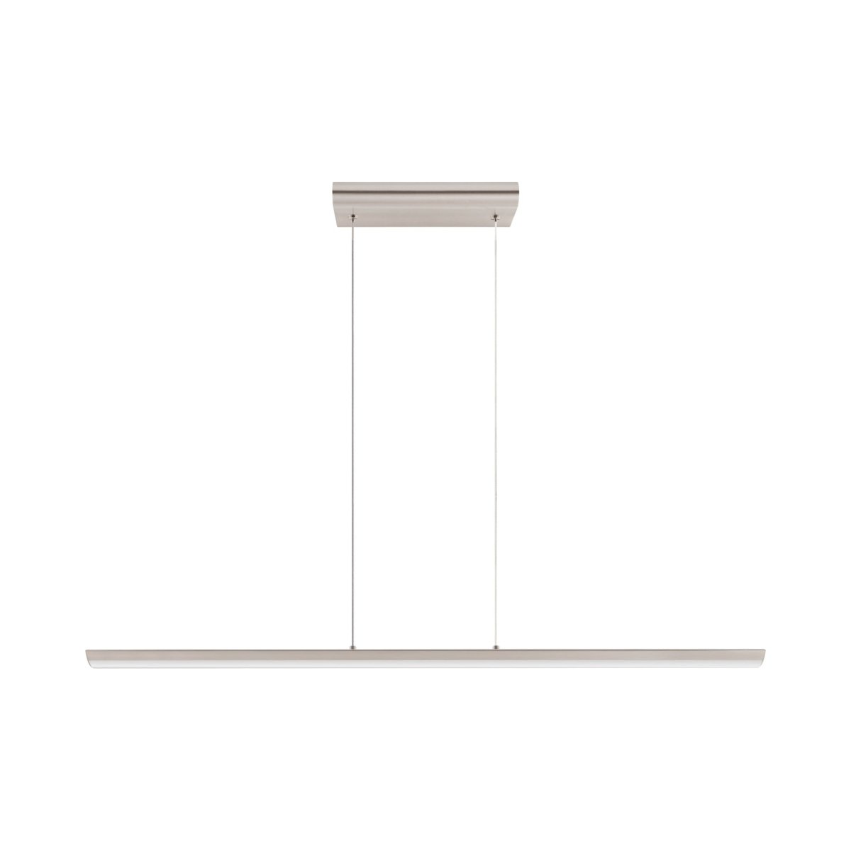 Suspension linéaire Pellaro 1 - Nickel mat by Eglo | Luminaires & cie
