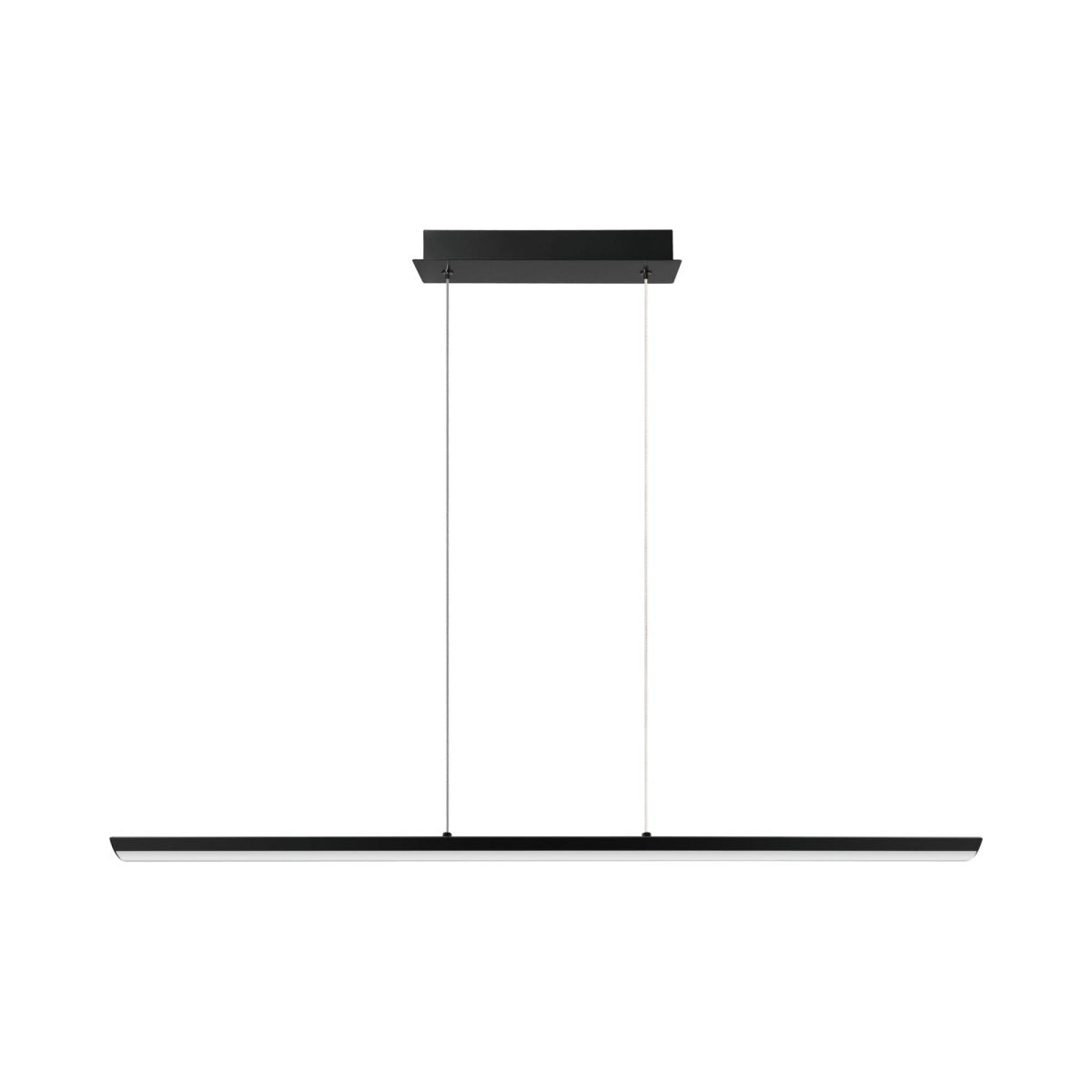 Suspension linéaire Pellaro 1 - Noir mat by Eglo | Luminaires & cie