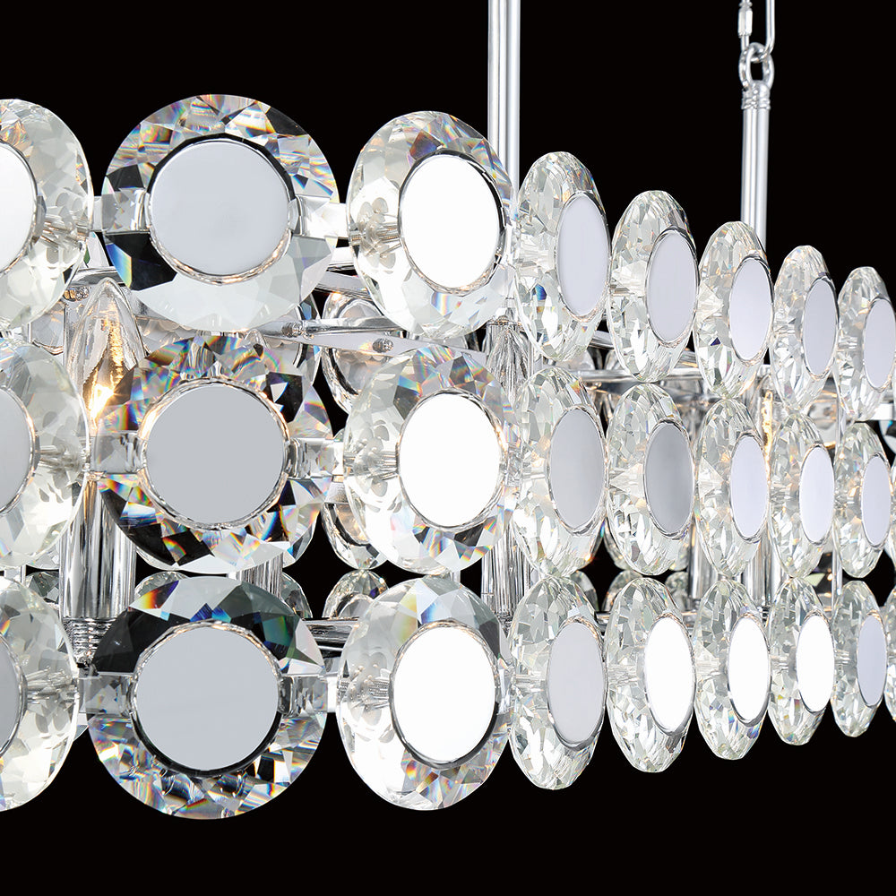 Suspension linéaire Perrene Chrome – vue 3