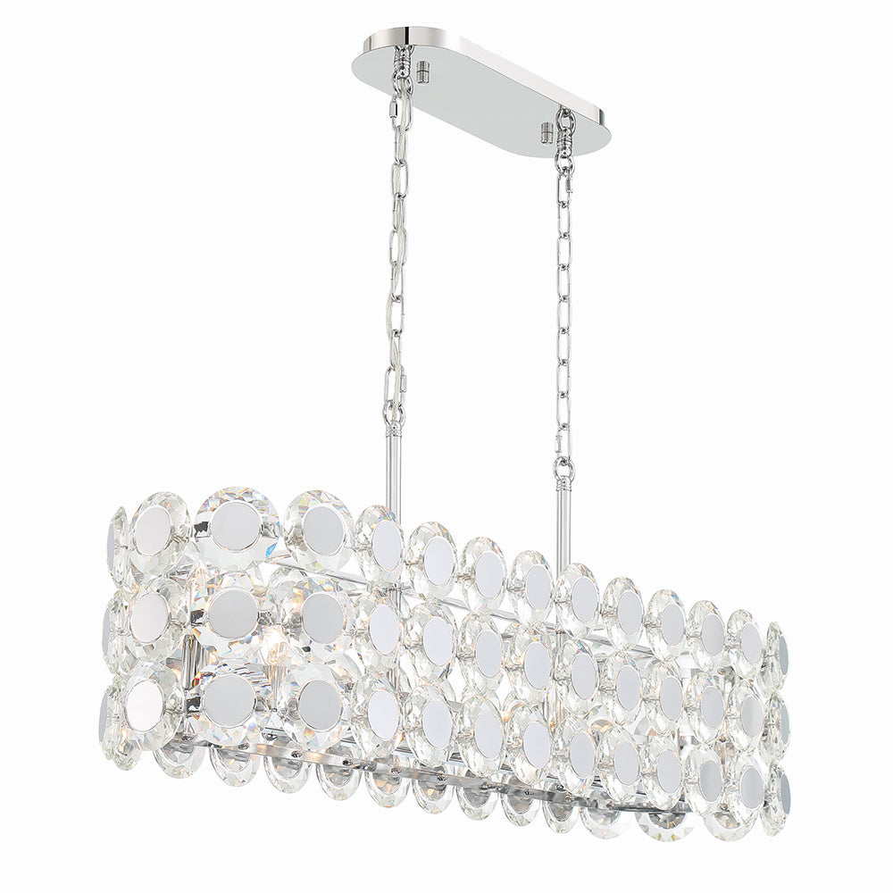 Suspension linéaire Perrene Chrome – Eurofase