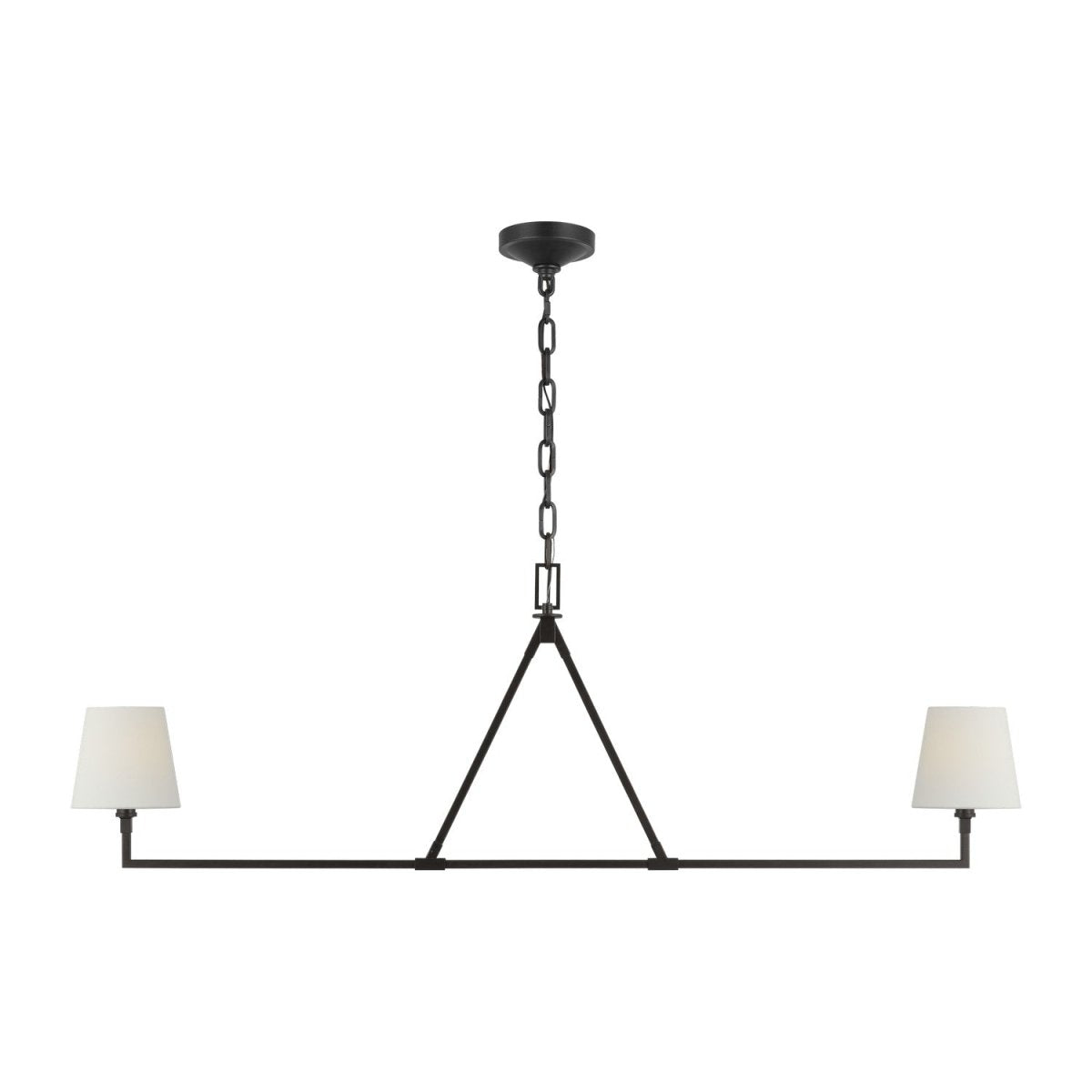 Suspension linéaire Perth - Fer vieilli by Visual Comfort Studio | Luminaires & cie