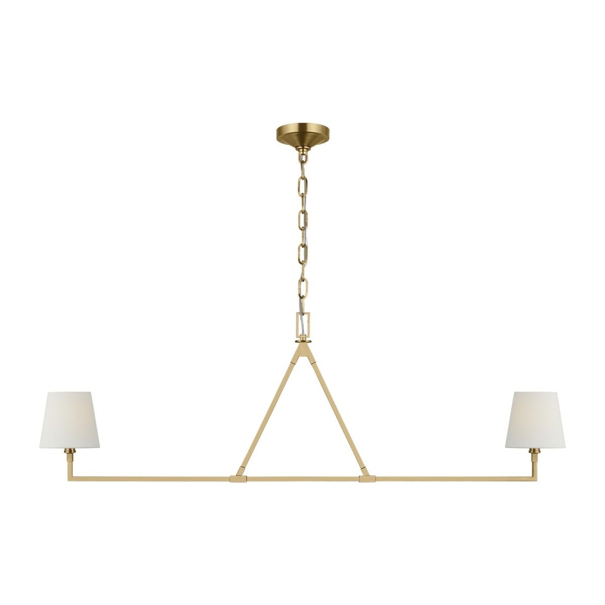 Suspension linéaire Perth - Laiton bruni by Visual Comfort Studio | Luminaires & cie