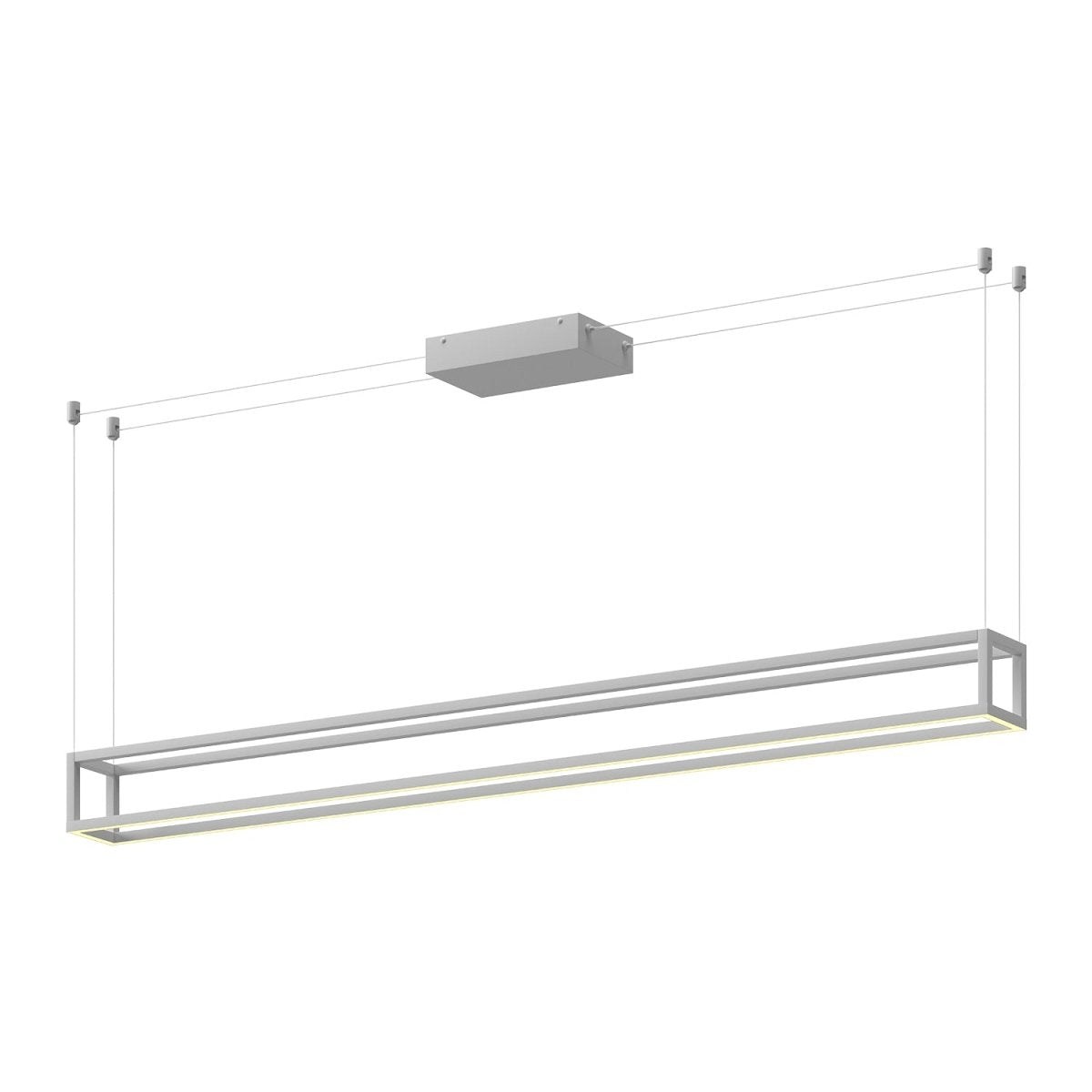 Suspension linéaire Plaza - Blanc 59 1/8" by Kuzco Lighting | Luminaires & cie