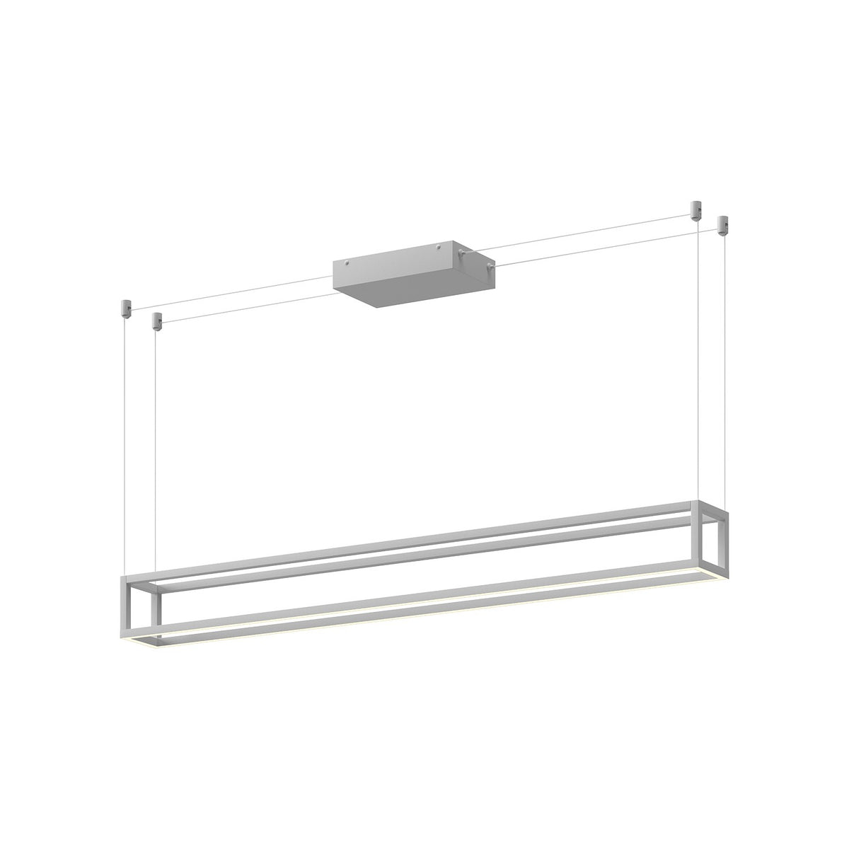 Suspension linéaire Plaza Blanc, 47 1/4" – Kuzco Lighting
