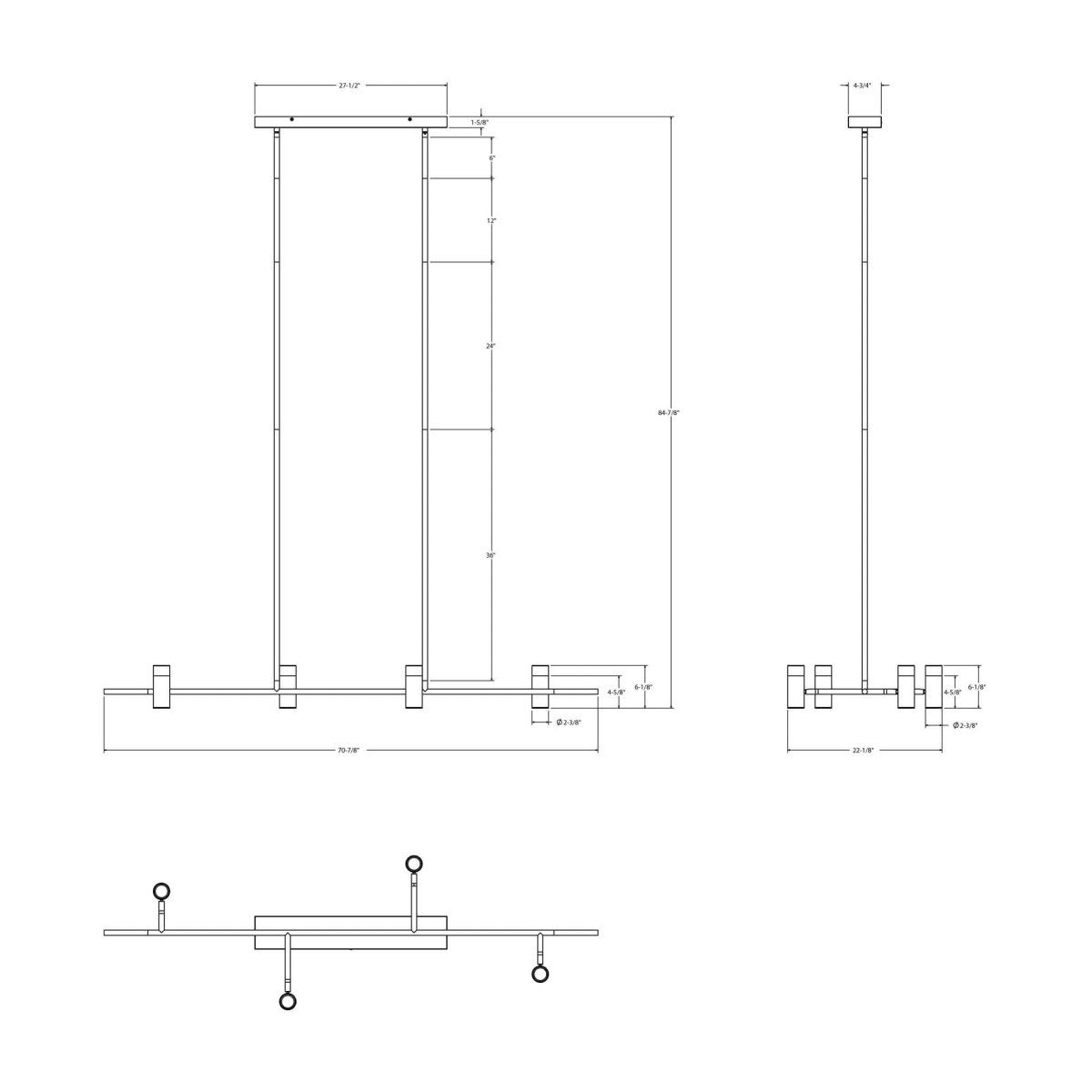 Suspension linéaire Quartet