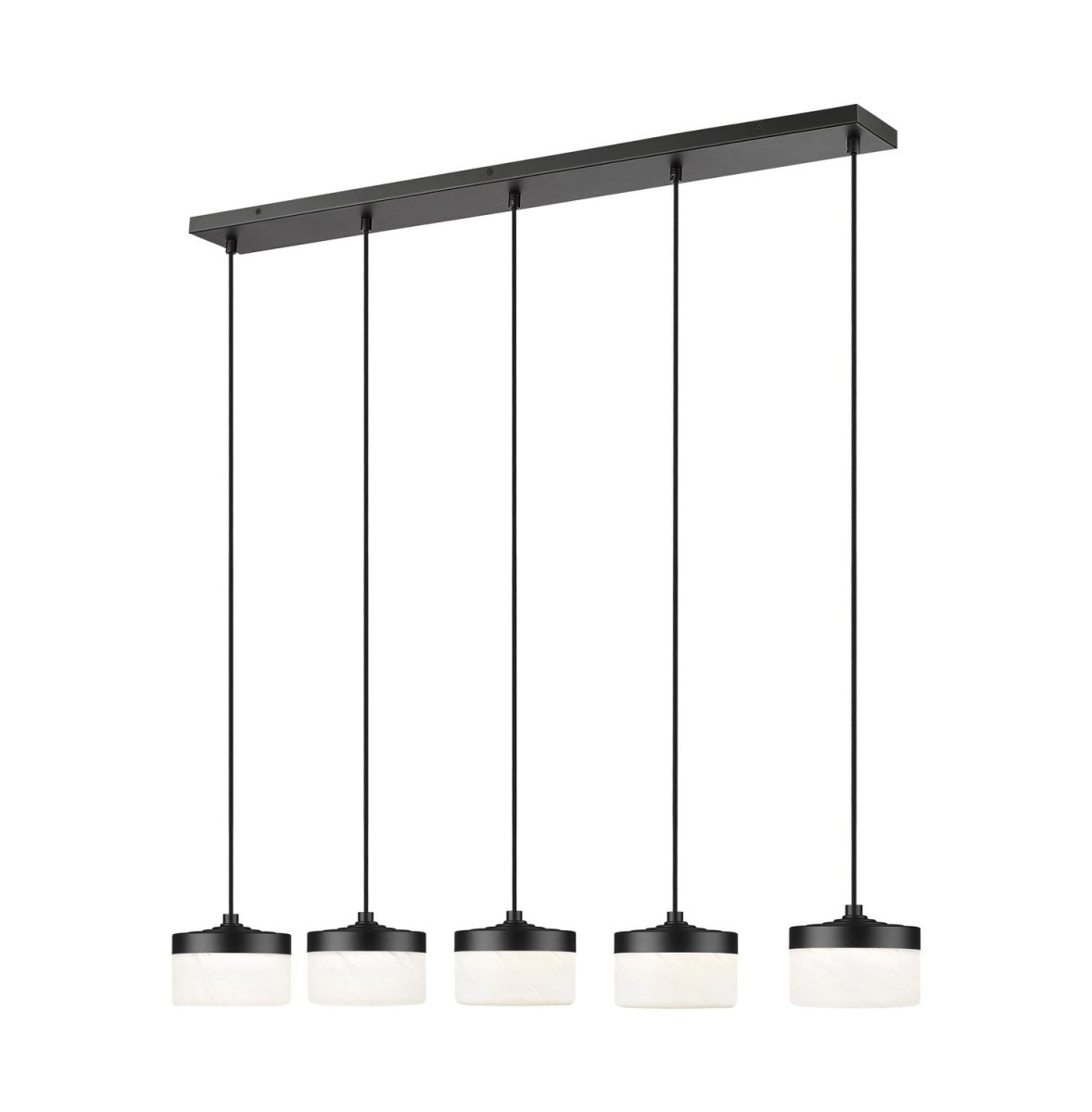 Suspension linéaire Renaud - Noir mat by Z-Lite | Luminaires & cie